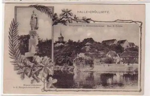 46811 Mehrbild Ak Halle Cröllwitz 1907