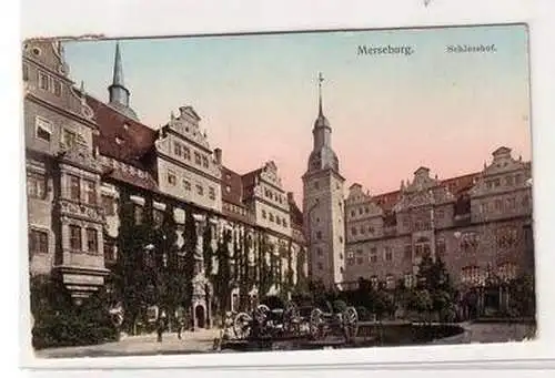 48275 Ak Merseburg Schlosshof 1909