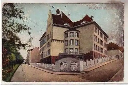 60375 Ak Eisleben Oberrealschule um 1910