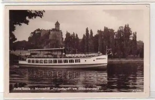 47300 Ak Halle a.S. Motorschiff "Heimatland" 1955