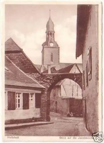 26145 Ak Hettstedt Blick auf die Jacobikirche 1936