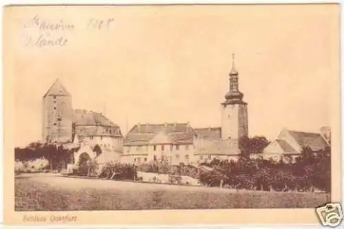 26267 Ak Schloss Querfurt Totalansicht 1909