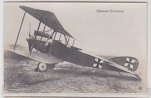 63749 W. Sanke Ak Albatros Zweisitzer Flugzeug im 1. Weltkrieg