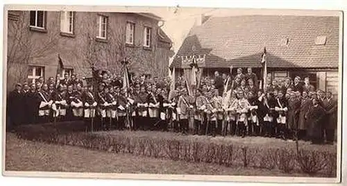 100427 Foto Studentika Zerbst Burschenschaft Treffen um 1920