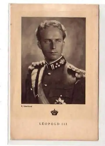 07942 Ak Belgien König Leopold III um 1935