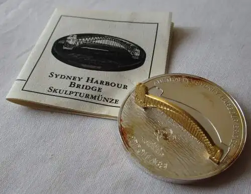 Cook Island 10 Dollar Silber Skulpturmünze "Sydney Harbour Bridge" 2007 (163251)