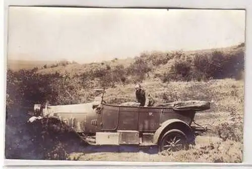 28492 Foto Ak Deutsches Automobil in Mazedonien 1. Weltkrieg