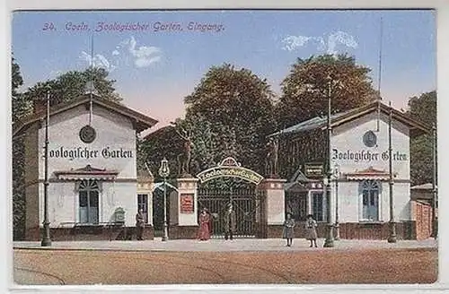 62567 Ak Köln Zoologischer Garten Eingang um 1910