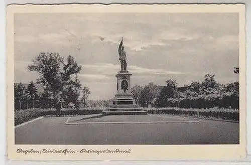 35638 Ak Repelen bei Moers Kriegerdenkmal 1939