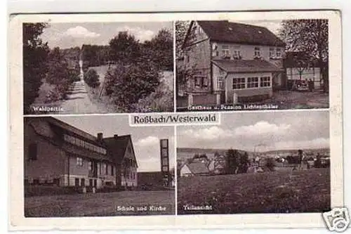 30094 Mehrbild Ak Roßbach Weterwald Gasthaus um 1950