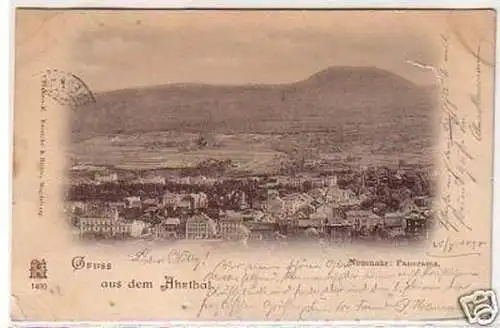 30142 Ak Gruß aus dem Ahrthal Neuenahr Panorama 1898