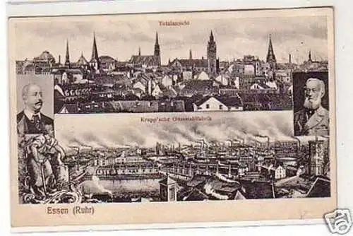 28803 Ak Essen Ruhr Kruppsche Gussstahlfabrik 1908