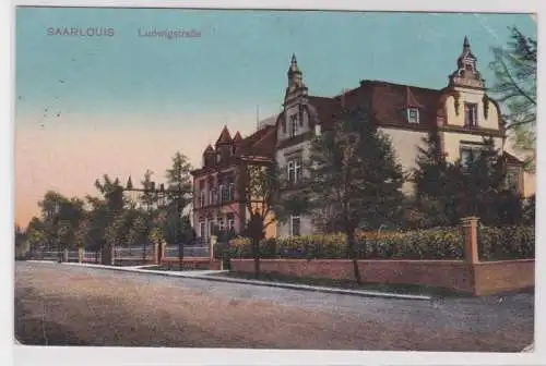 28696 Feldpost Ak Saarlouis Ludwigstrasse 1918