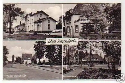 28891 Mehrbild Ak Bad Sassendorf Bahnhof usw. 1965