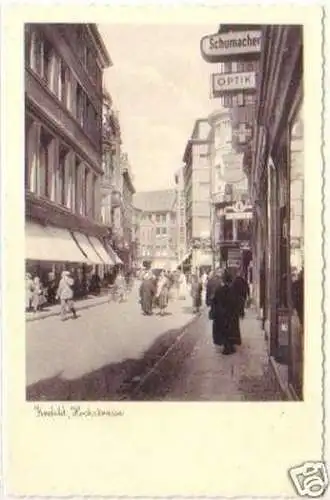 28688 Ak Krefeld Hochstrasse um 1940