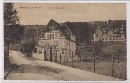 88605 Ak Hameln an der Weser Breyers Berggarten um 1920