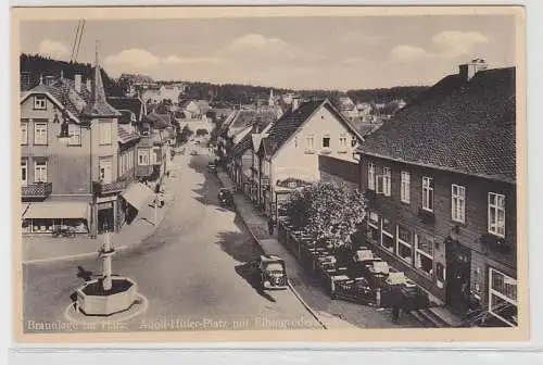 04736 Ak Braunlage im Harz Elbingroderstrasse um 1940