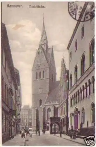 21021 Ak Hannover Marktkirche 1908