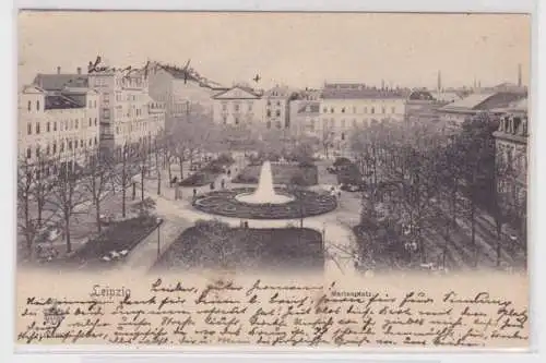 92228 Ak Leipzig Marienplatz 1902