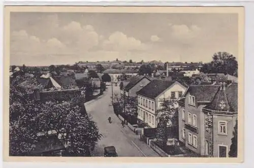 92855 AK Arnsdorf (Sachsen) - Bahnhofstraße, Straßenansicht 1942