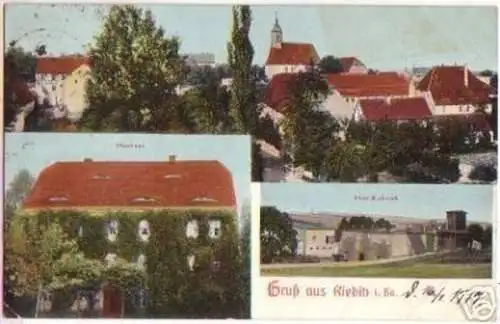 17909 Mehrbild Ak Gruß aus Kiebitz in Sa. 1917