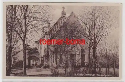 72522 Ak Leipzig Stötteritz Friedhofskapelle um 1930