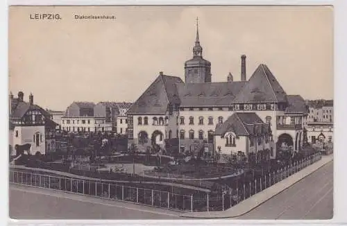 87830 AK Leipzig - Diakonissenhaus Gesamtansicht mit Parkgelände 1913
