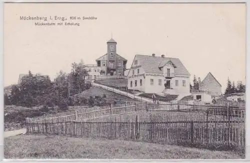 84250 Ak Mückenberg im Erzgebirge 806 m Seehöhe 1908
