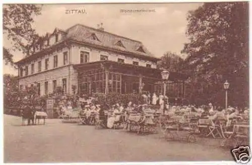 25638 Ak Zittau Weinrestaurant 1917