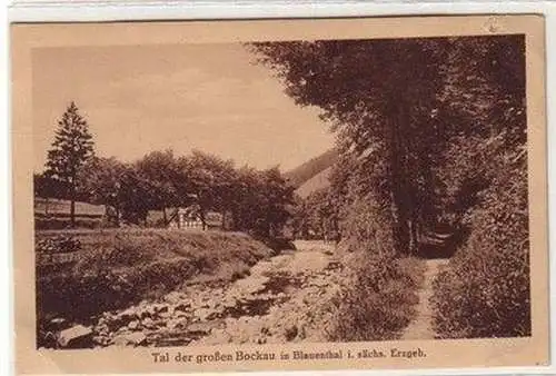 59517 Ak Luftkurort Blauenthal im Erzgebirge Hotel "Forelle" um 1930