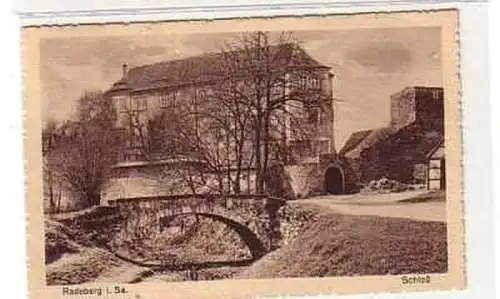 39226 Ak Radeberg in Sachsen Schloß 1933