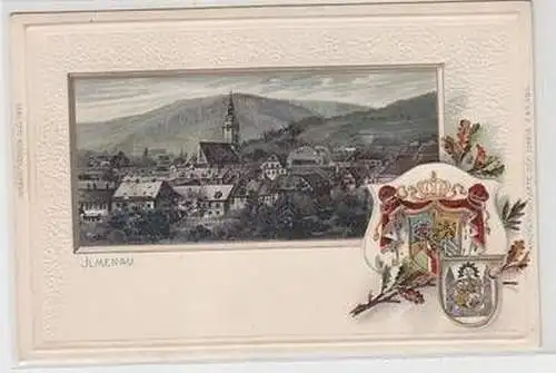 16744 Präge Passe Partout Ak Lithographie Ilmenau um 1900