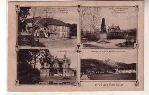 56610 Mehrbild Ak Bad Sulza Hotel zum Eschenbaum 1924