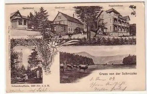 55537 Mehrbild Ak Gruß von der Schmücke 1909