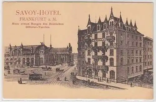 50448 Ak Frankfurt am Main Savoy Hotel um 1900