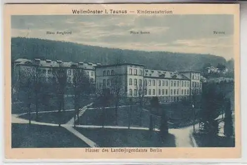 66847 Ak Weilmünster im Taunus Kindersanatorium um 1930