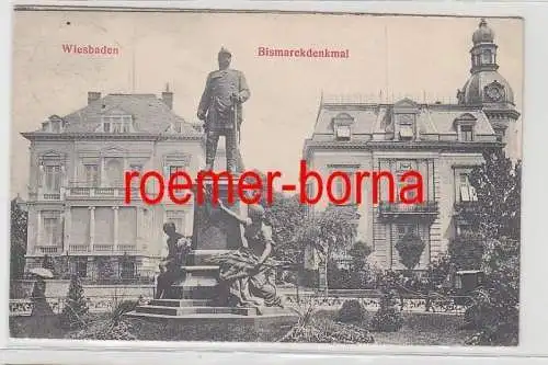 82998 Ak Wiesbaden Bismarckdenkmal 1907