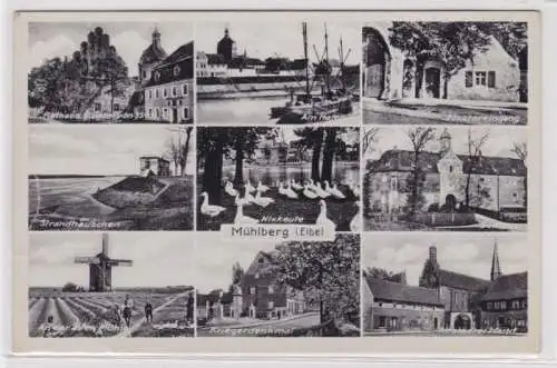 98916 Mehrbild Ak Mühlberg (Elbe) Ortsansichten um 1940