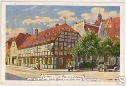 05555 Ak Jüterbog Konditorei & Cafe Blumberg 1940