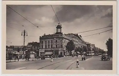 15726 Ak Berlin-Weißensee Antonplatz m. Klement-Gottwald-Straße 1954