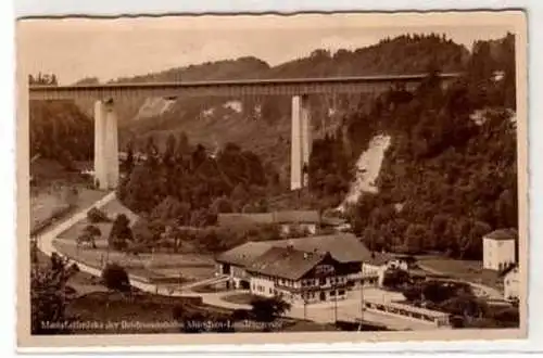 43288 Ak Mangfallbrücke der Reichsautobahn um 1940