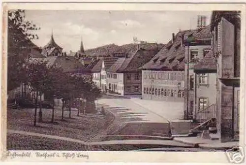 18260 Ak Lichtenfels Rathaus und Schloß Banz 1940