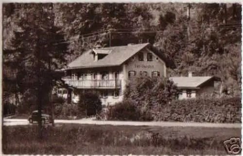 14187 Ak Schellenberg bei Berchtesgaden Cafe´1959