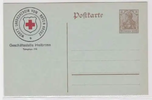 95952 Ganzsachen Postkarte P89II Württ. Landesverein vom Roten Kreuz Heilbronn