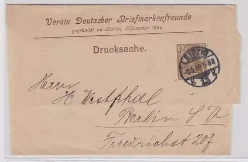 24842 Privat Ganzsachen Streifband Verein Deutscher Briefmarkenfreunde Berlin