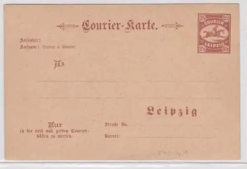 35867 2 1/2 Pfennig Leipziger Courierkarte um 1900