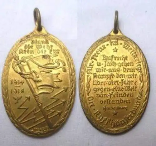 Medaille Kyffhäuserbund Treue im Weltkrieg 1914/1918