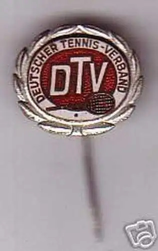 Rare DDR Abzeichen deutscher Tennis Verband in Silber