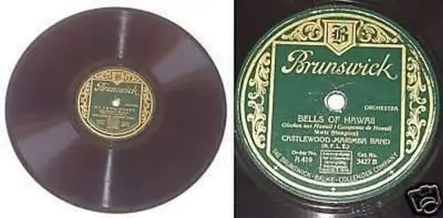 Schellack Platte Brunswick "Bells of Hawaii" W