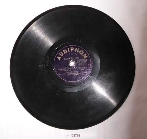 Schellackplatte Audiphon "ich küße ihre Hand, Madame" u.a. um 1930 (109779)